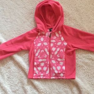 Toddler girls North Face fleece